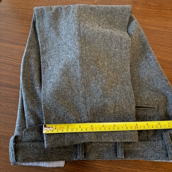Beams Plus Pleated Charcoal Dress Pants - Picture 4 of 4